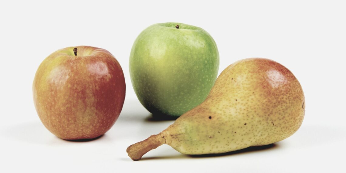 Äpfel und Birnen