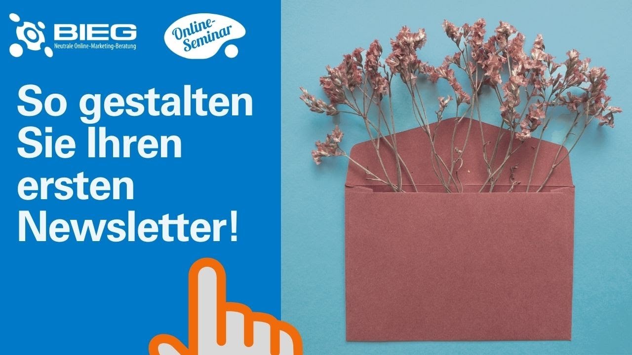YouTube:Dein erster Newsletter: Gestaltung | Verteiler | Recht